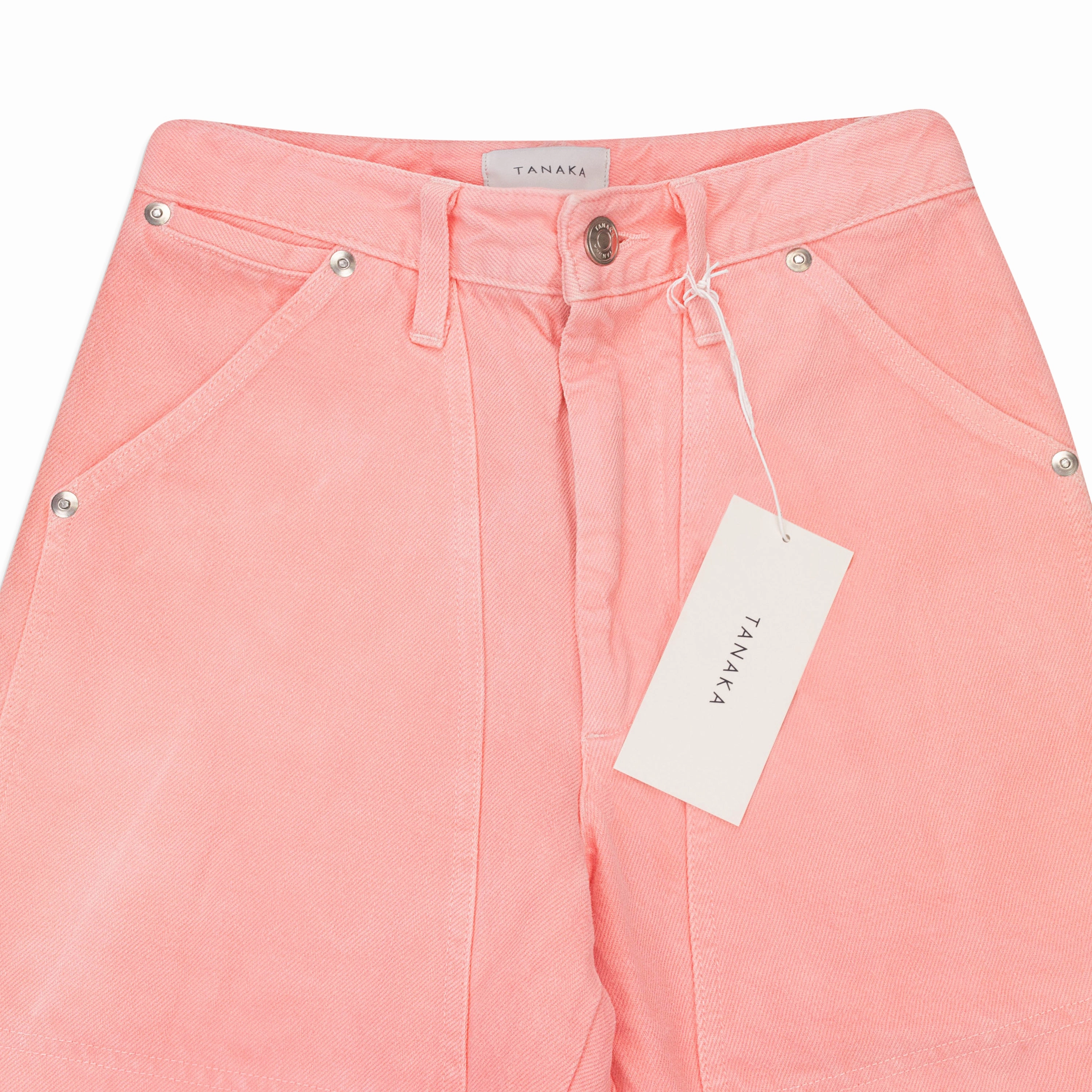 TANAKA WORK SUN BLEACHED STRAIGHT JEANS