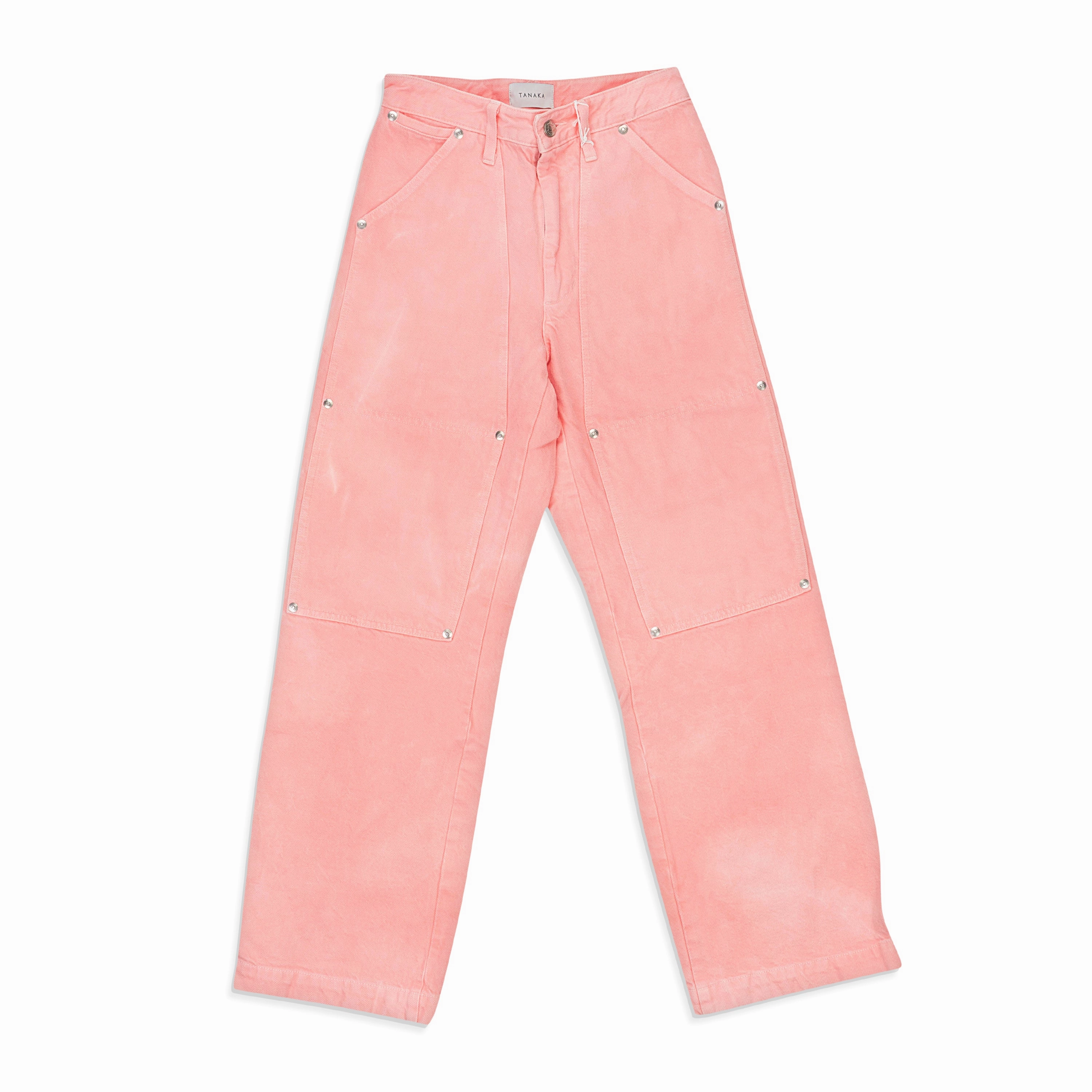 TANAKA WORK SUN BLEACHED STRAIGHT JEANS
