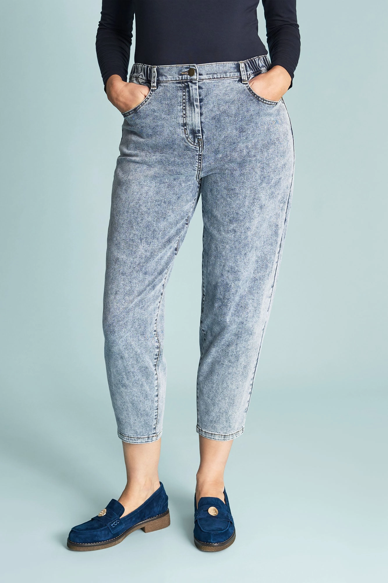Tapered Leg Jean - Vintage Wash