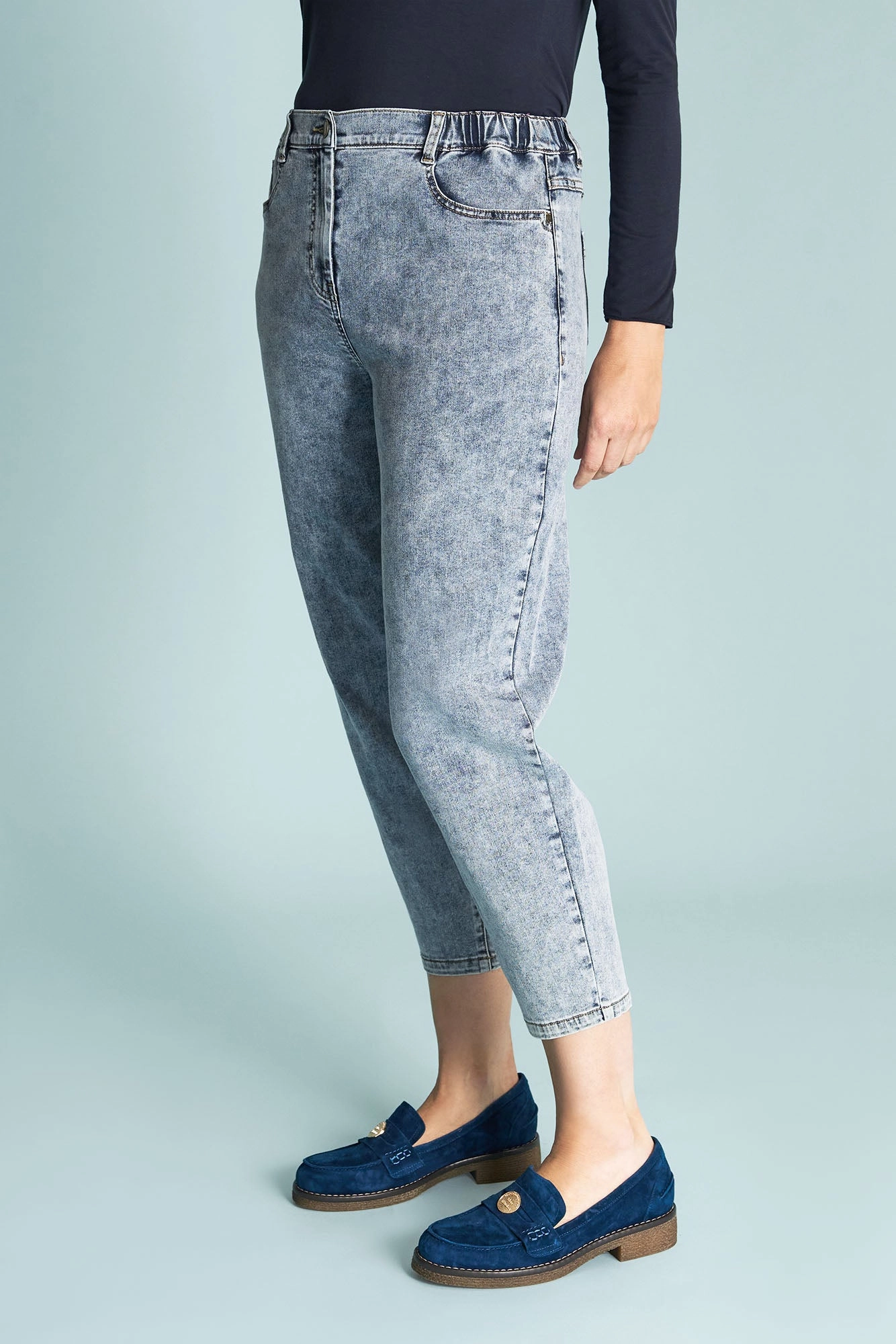 Tapered Leg Jean - Vintage Wash