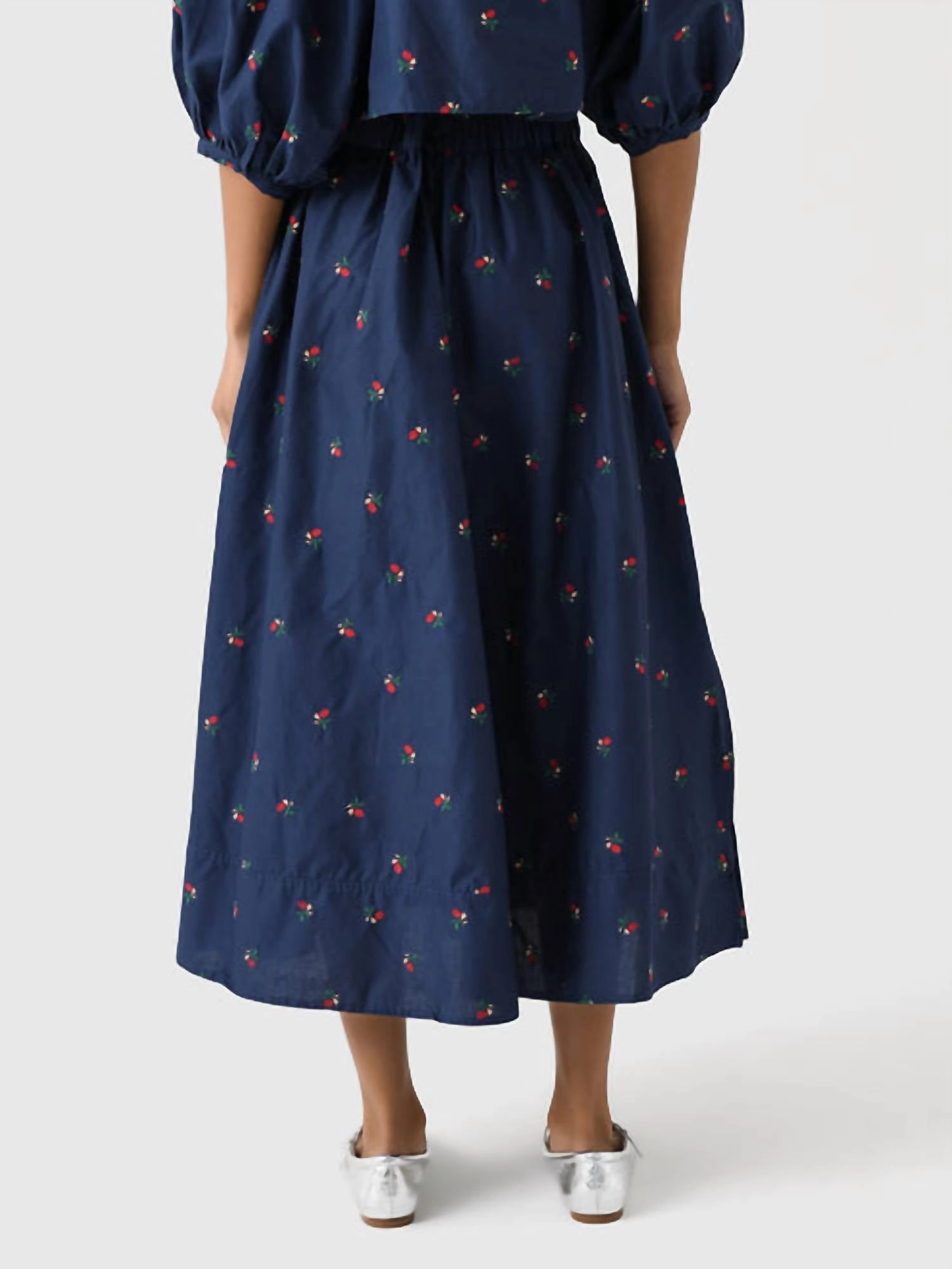 Tatum Skirt In Ditsy Rose