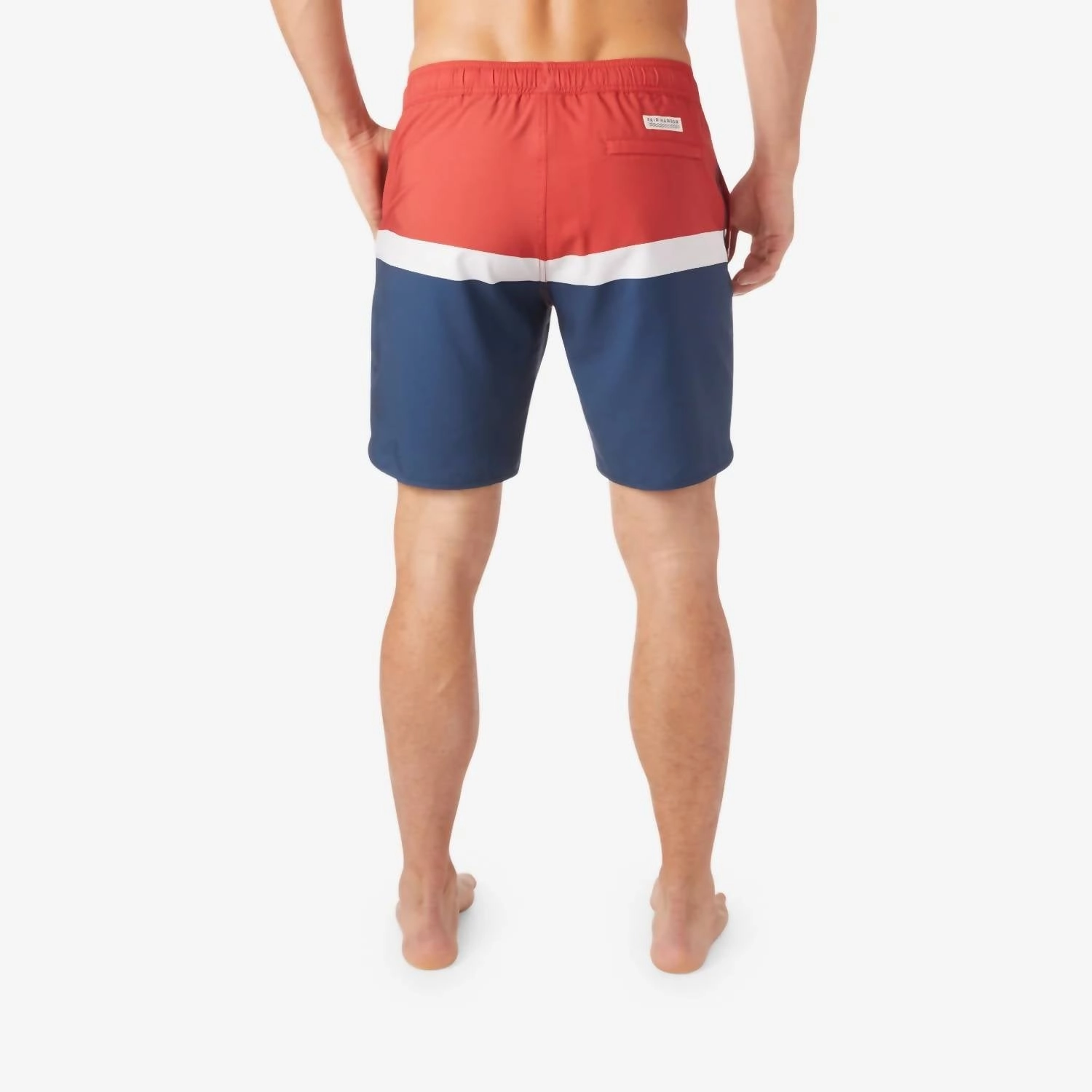 The Anchor Trunk In Red Colorblock