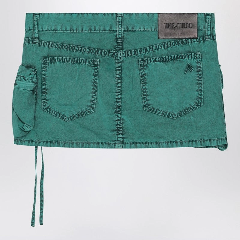 The Attico Women's Fay Cargo Miniskirt