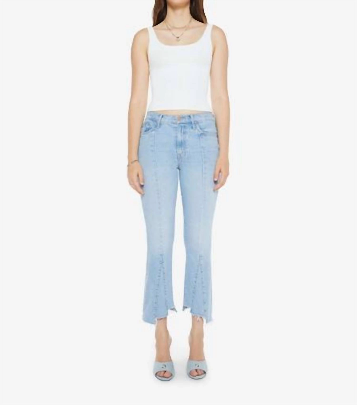 The Insider Seamed Frayed Crop Straight Leg In Let's Get It Together