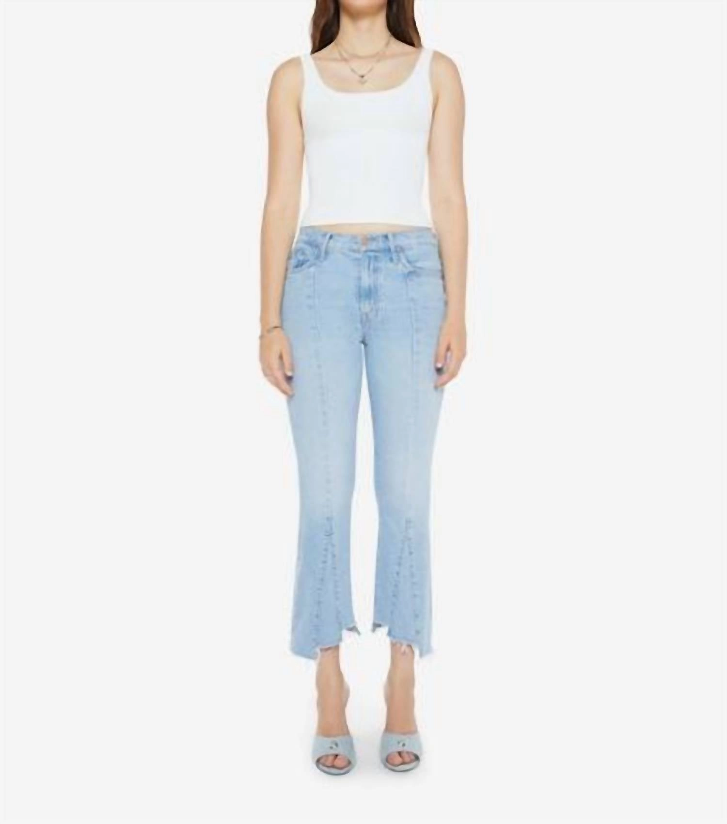 The Insider Seamed Frayed Crop Straight Leg In Let's Get It Together