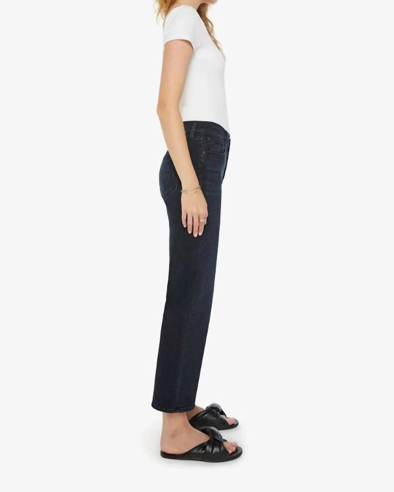 The Mid Rise Rambler Zip Ankle Jean In Night