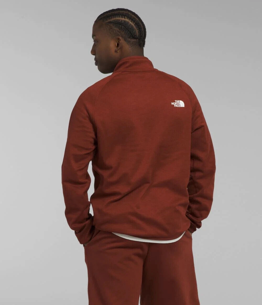 The North Face Canyonlands Men's Brandy Brown Heather Half Zip Jacket SGN576