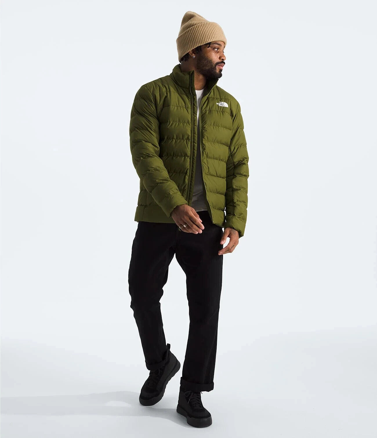 THE NORTH FACE Men's Aconcagua 3 Insulated Jacket (Standard and Big Size), Forest Olive, XX-Large