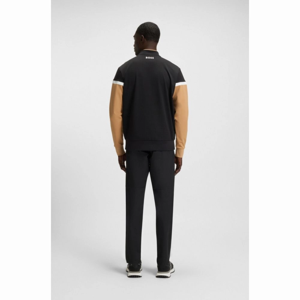 The Open jersey jacket with color-blocking