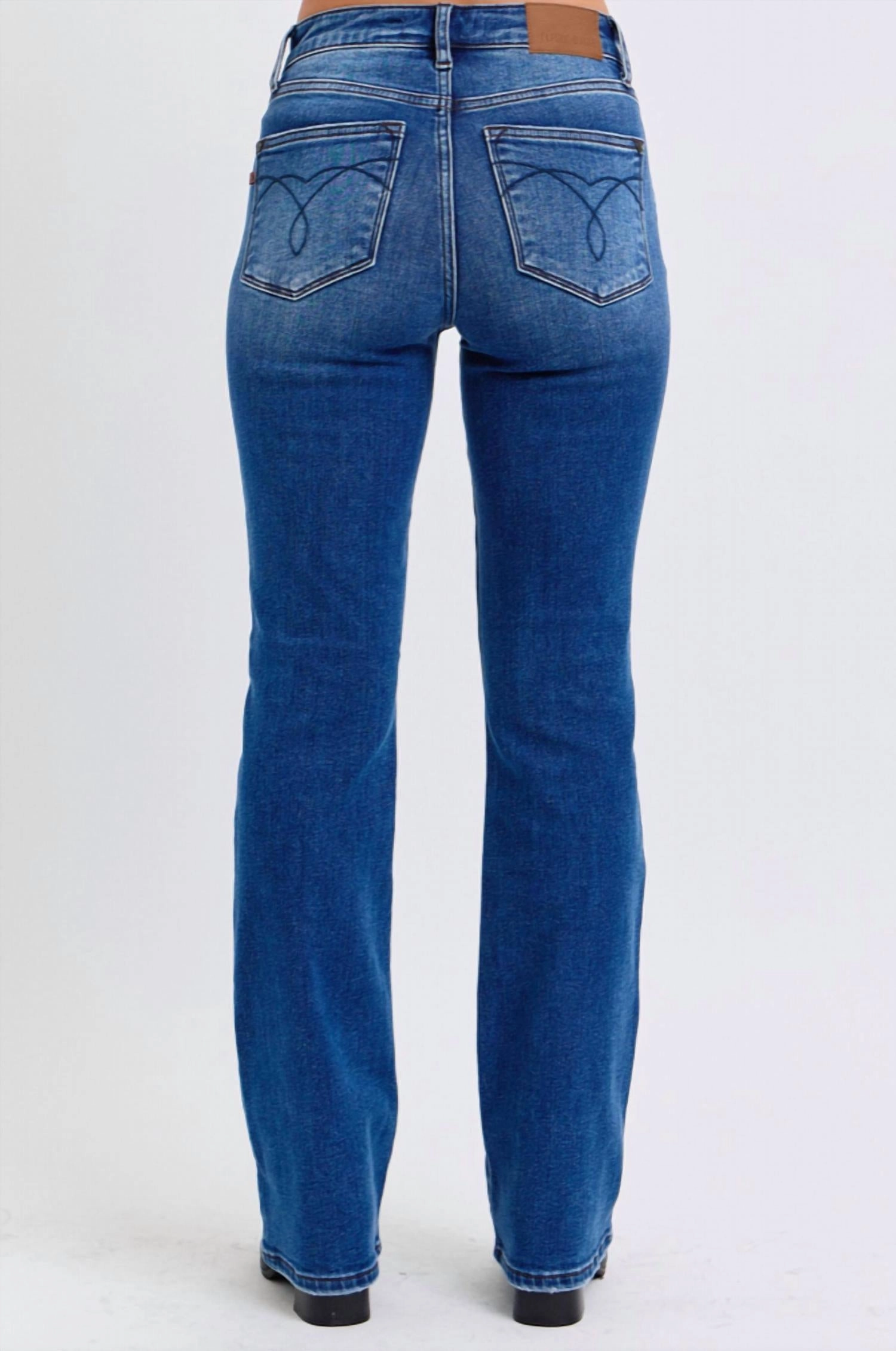 Thermal Bootcut Jean In Dark Wash