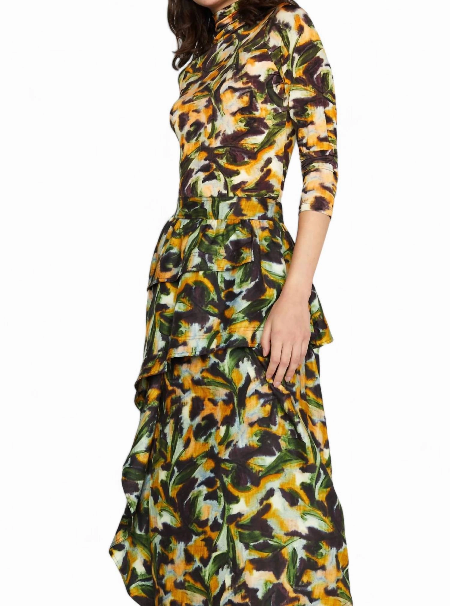 Tilda Skirt In Tiger Lily