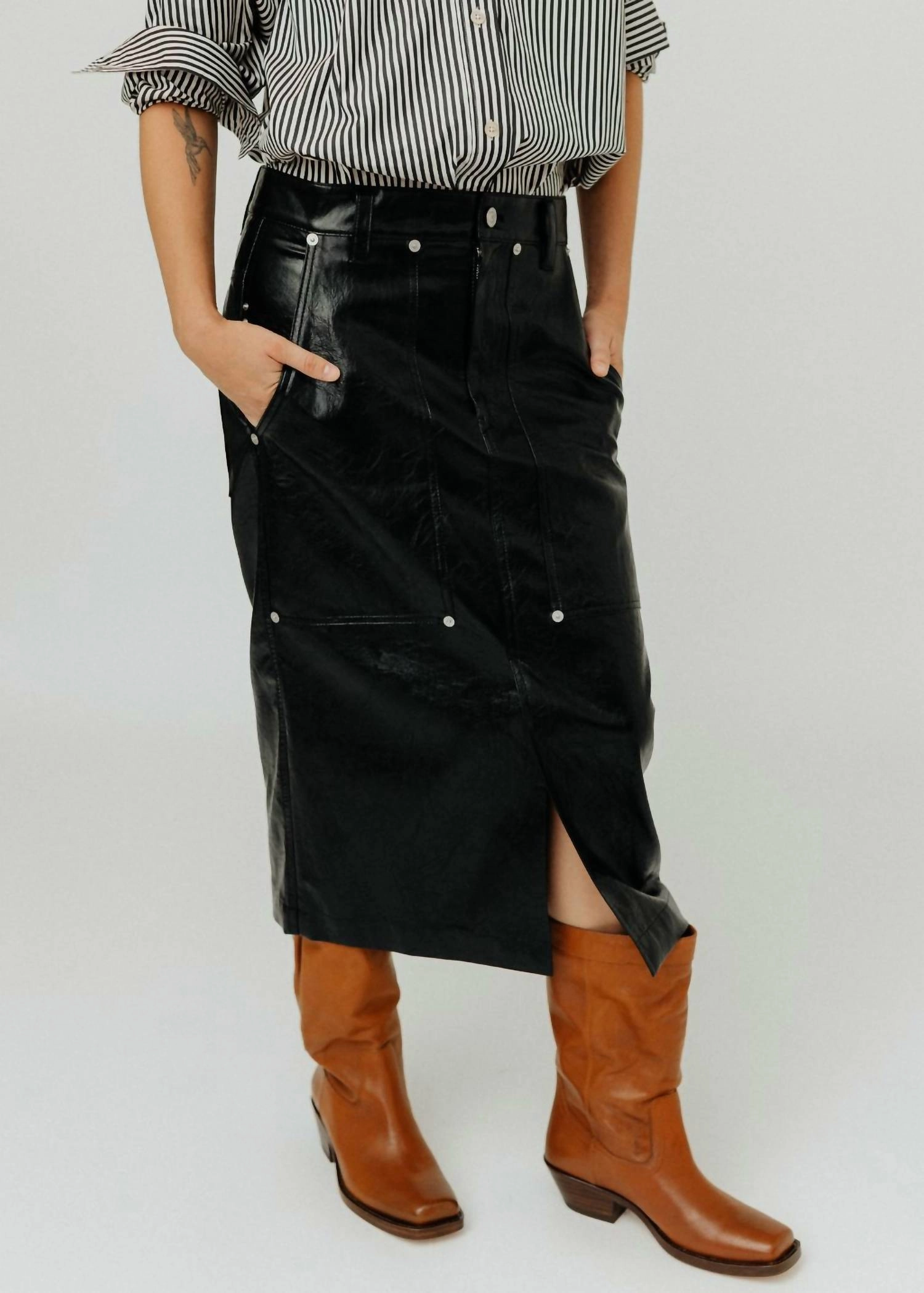 toile Angele Skirt In Black