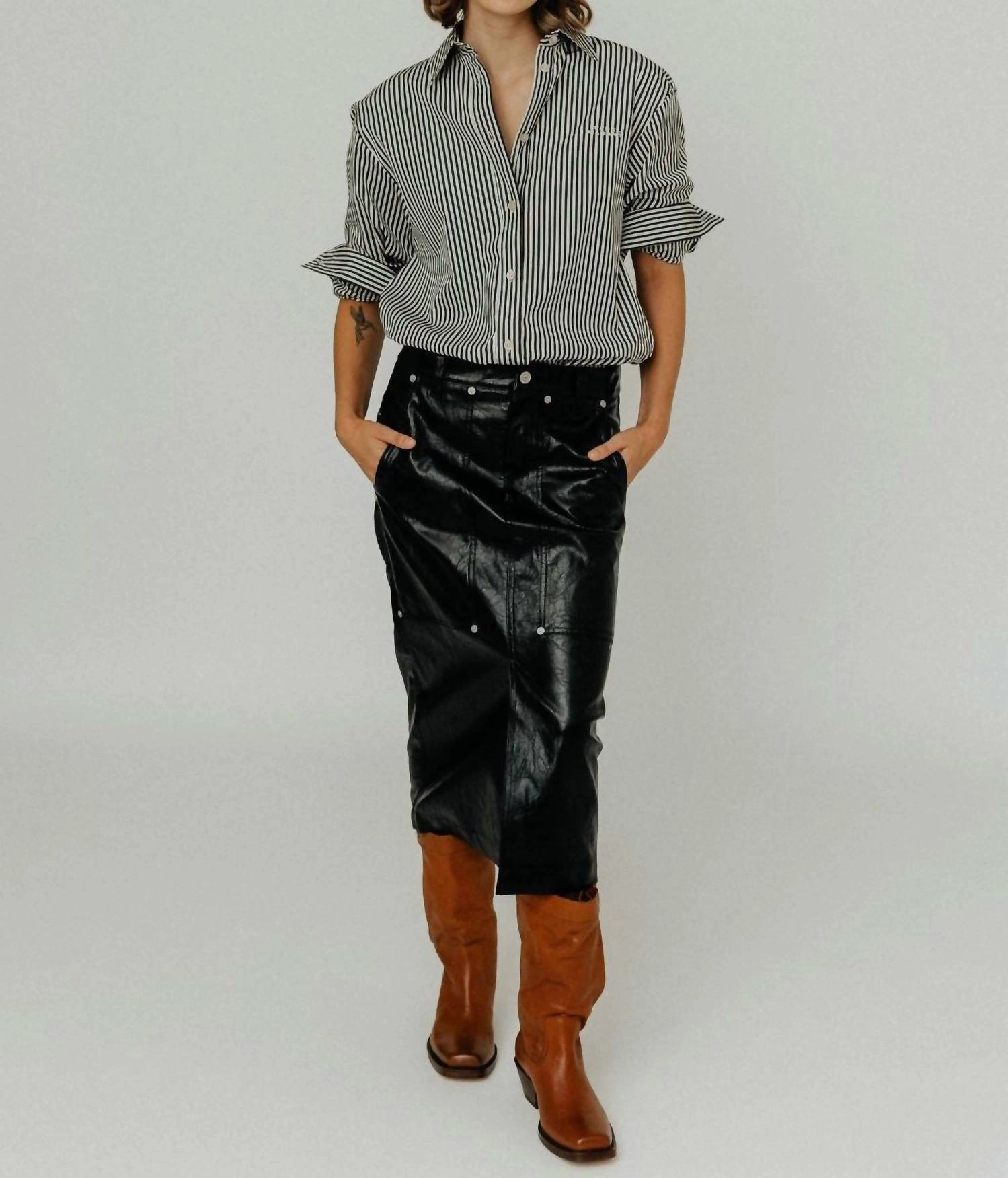 toile Angele Skirt In Black
