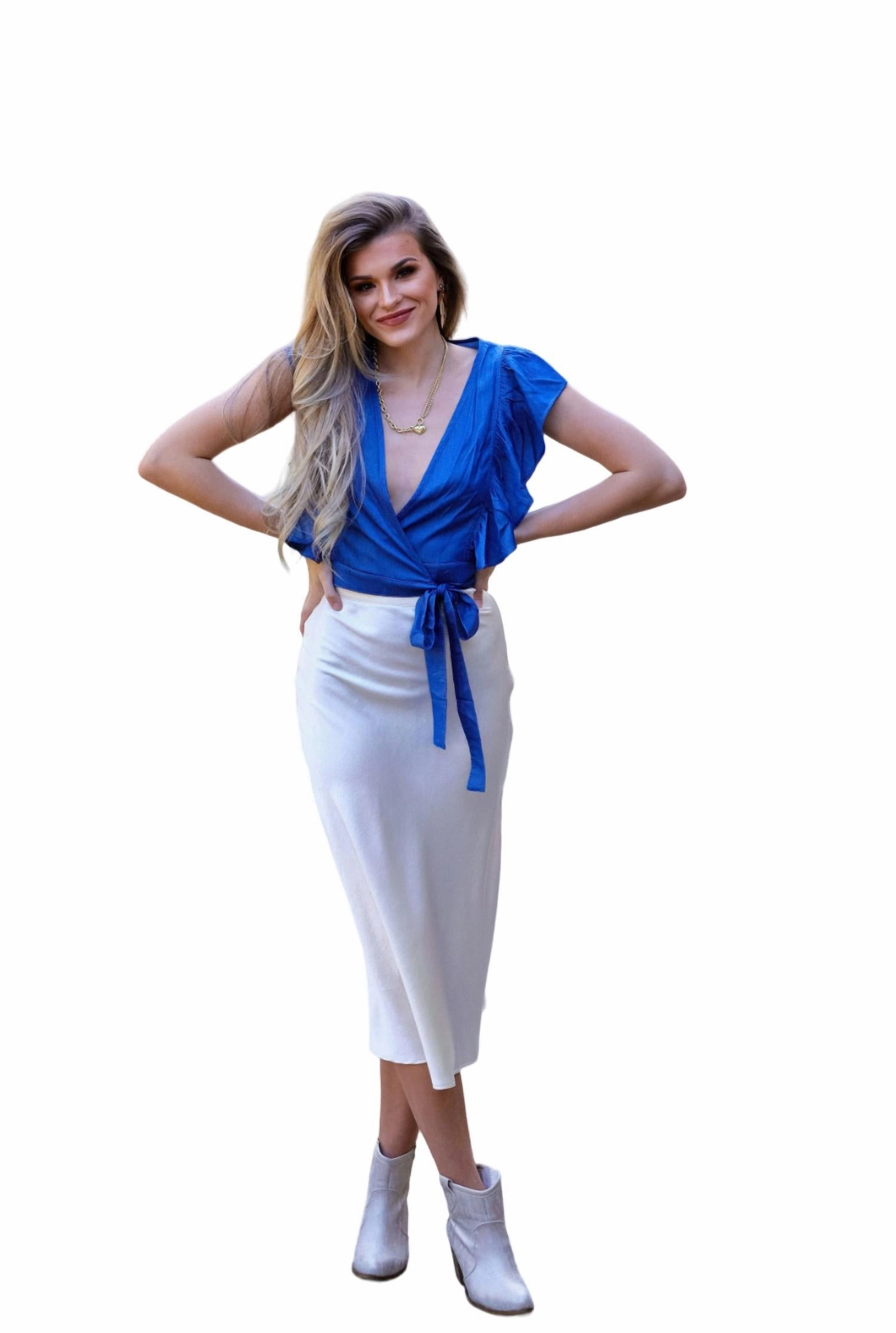 Touchable Midi Skirt In French Vanilla
