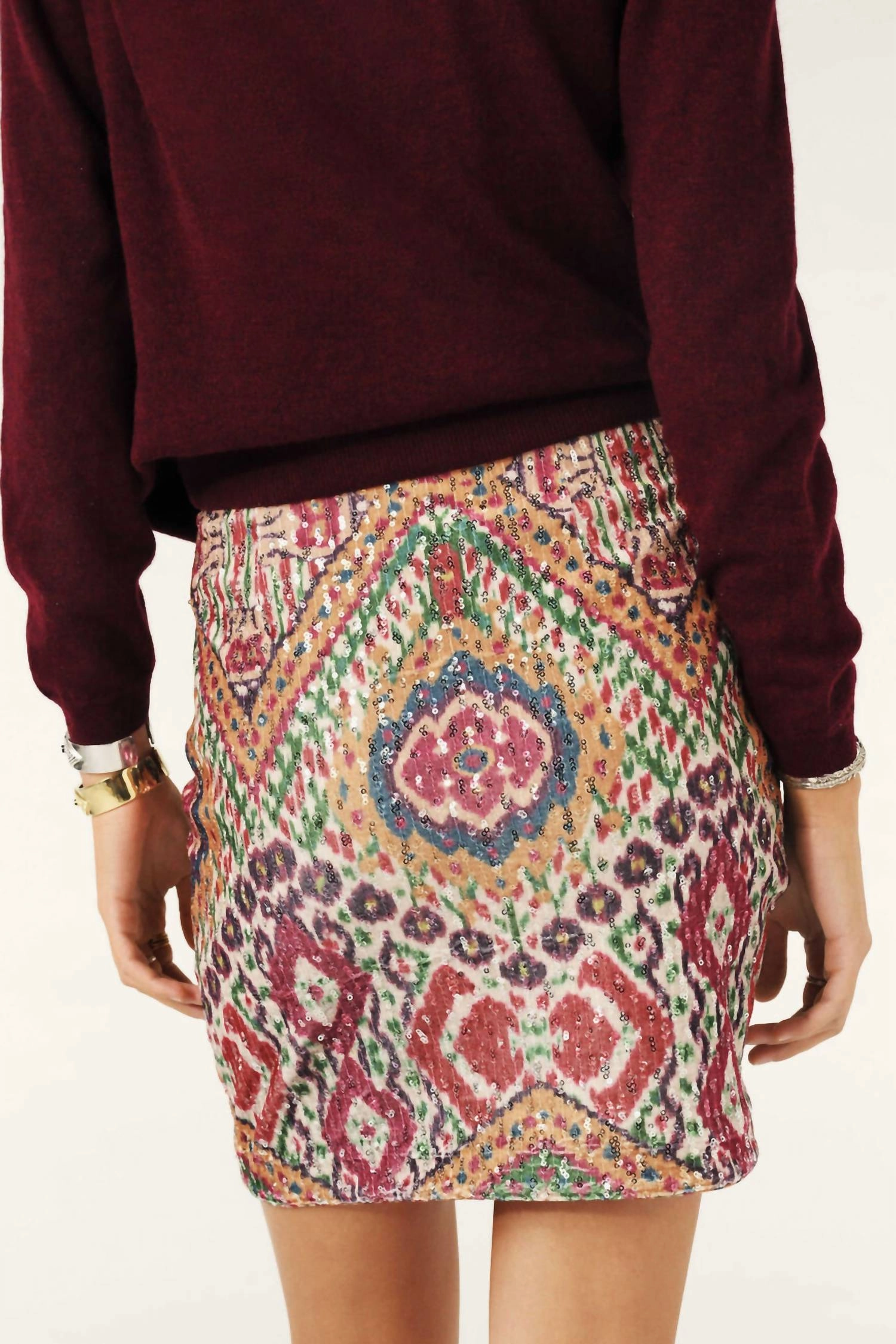 Toya Skirt In Ocre
