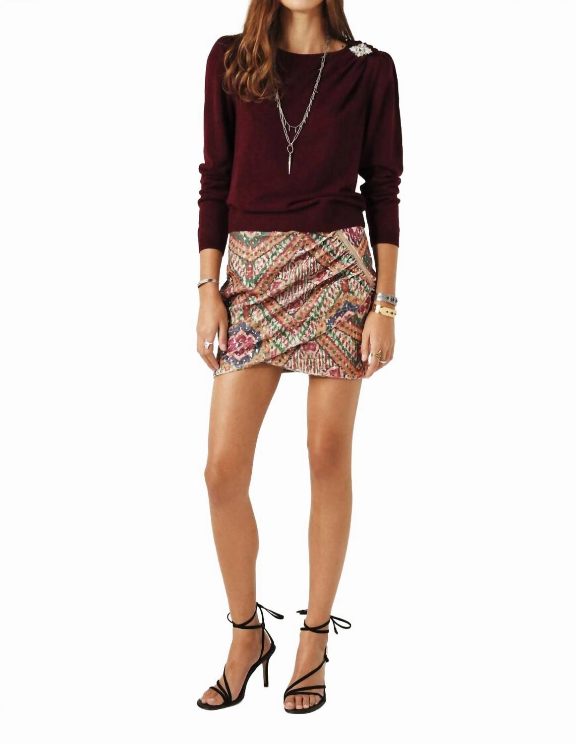 Toya Skirt In Ocre