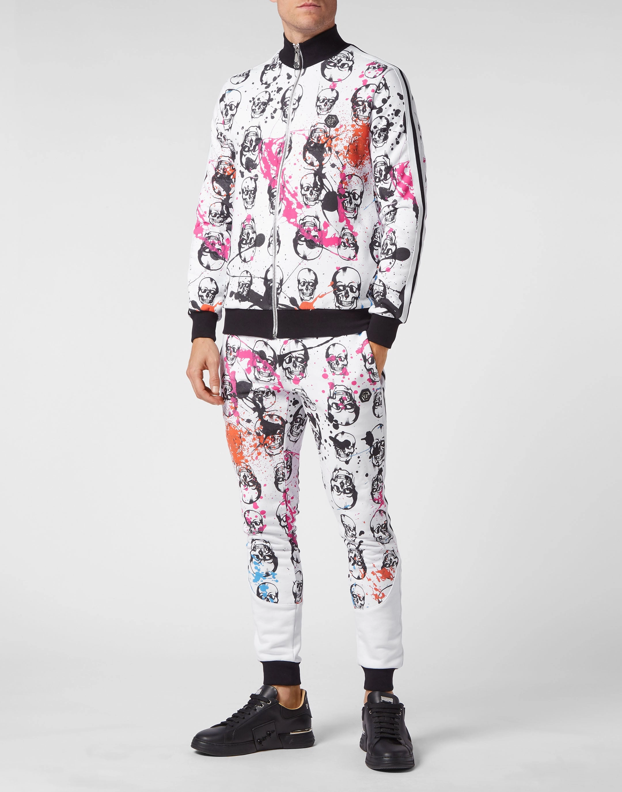TRACKSUIT: ZIP-UP JACKET   JOGGING PANTS SKULL