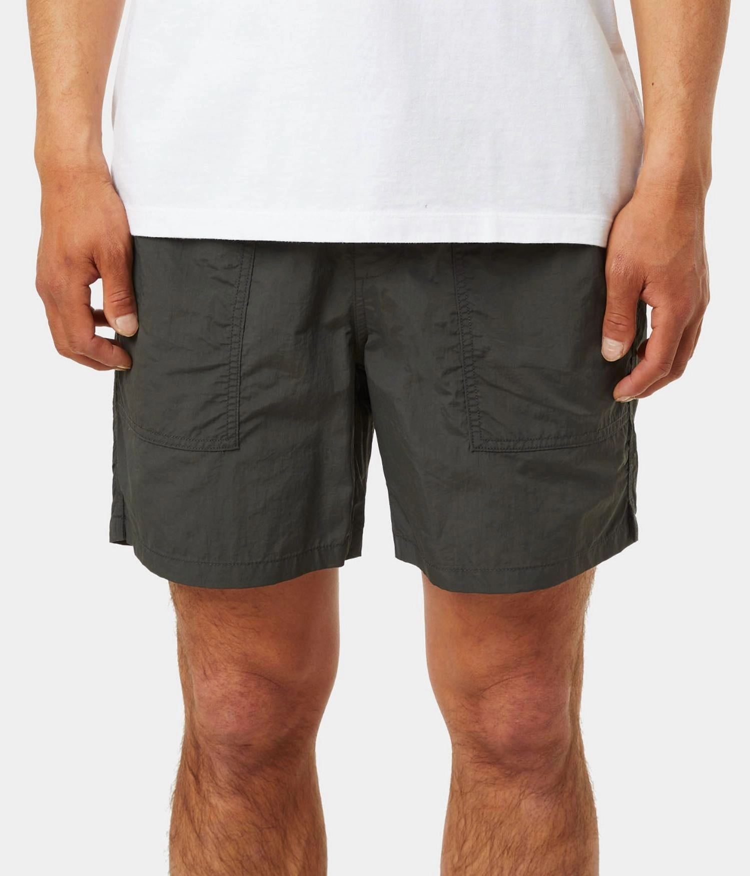 Trails Nylon Shorts In Black Wash