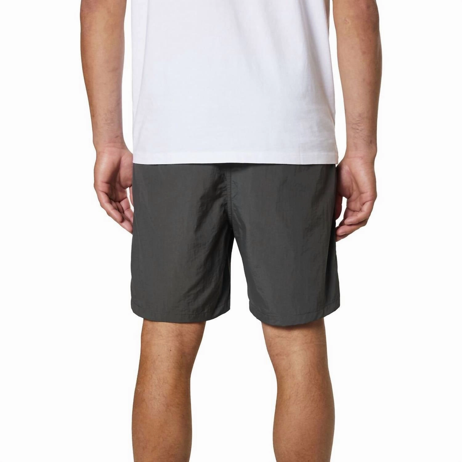 Trails Nylon Shorts In Black Wash
