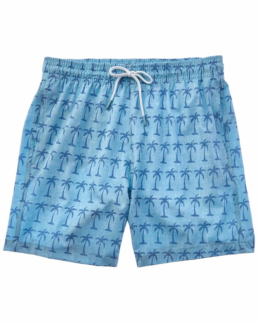 Trunks Surf & Swim Co. Chambray Palm Leaf Sano Swim Short
