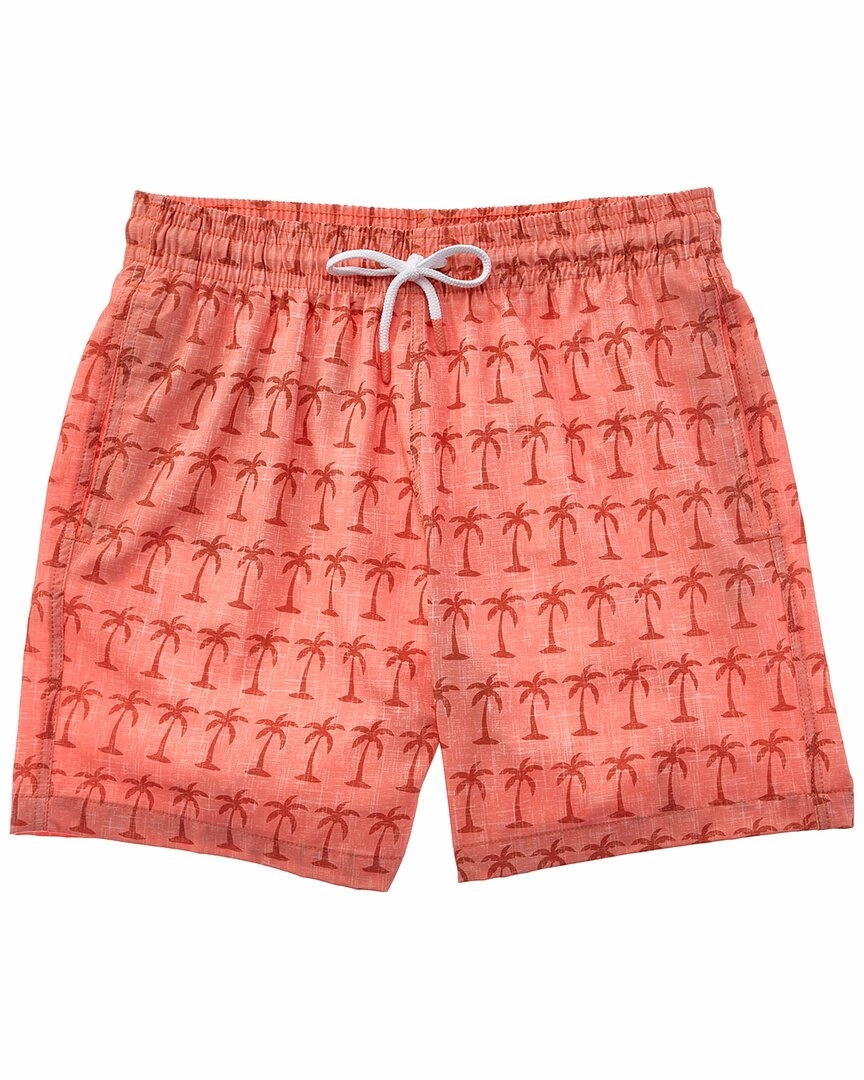 Trunks Surf & Swim Co. Chambray Palm Tree Sano Swim Short