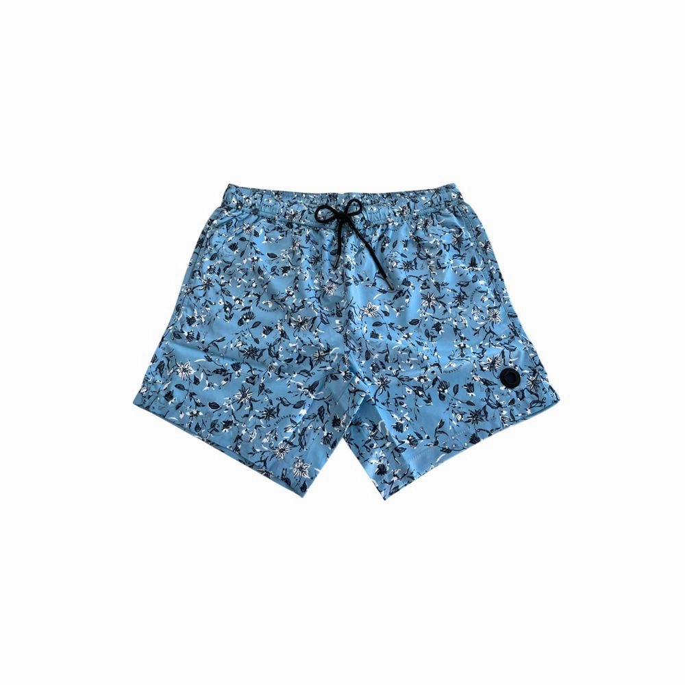 Trussardi Beachwear blue Polyester Men's Swimwear
