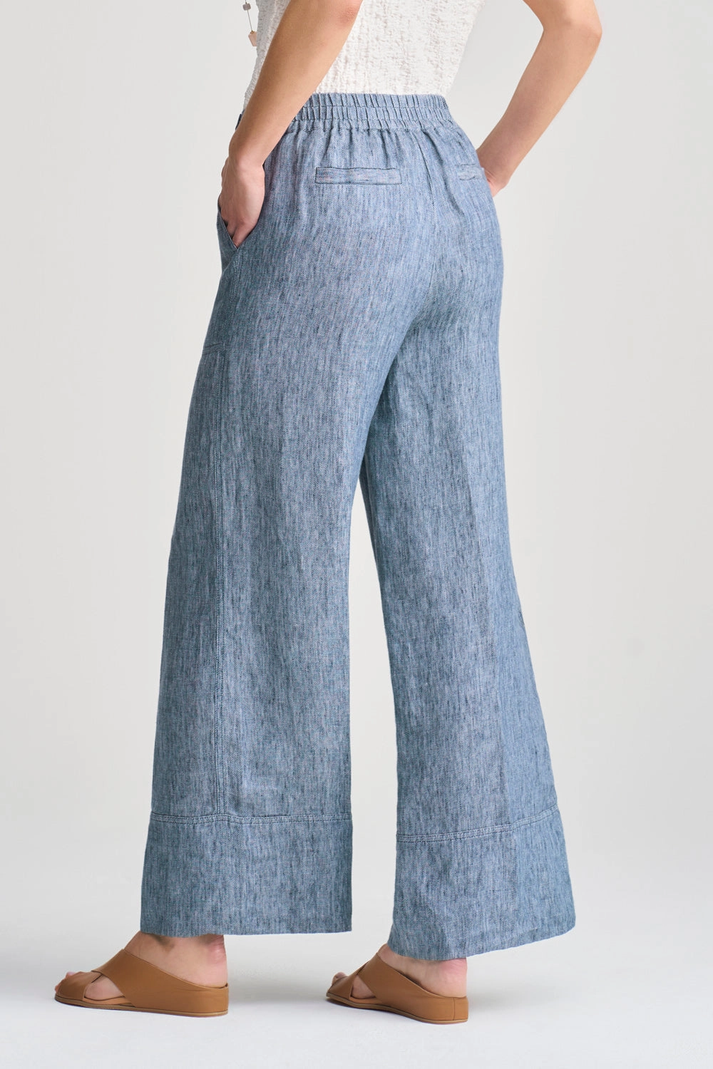 Twill Hemp Linen Pant - Indigo Twill
