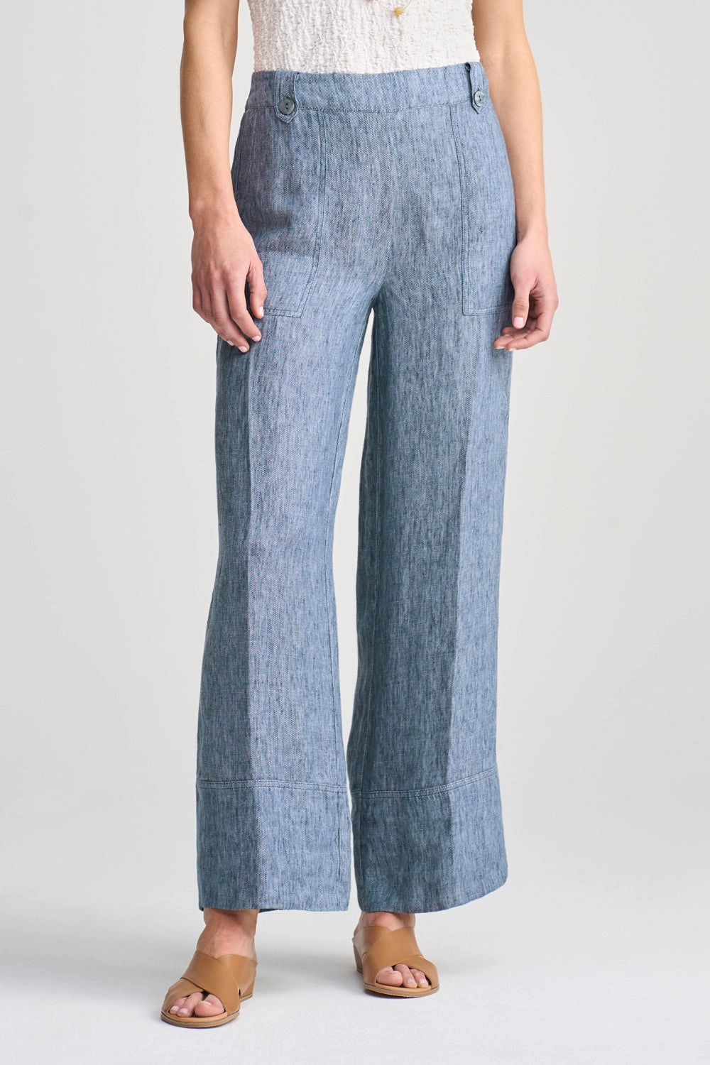 Twill Hemp Linen Pant - Indigo Twill