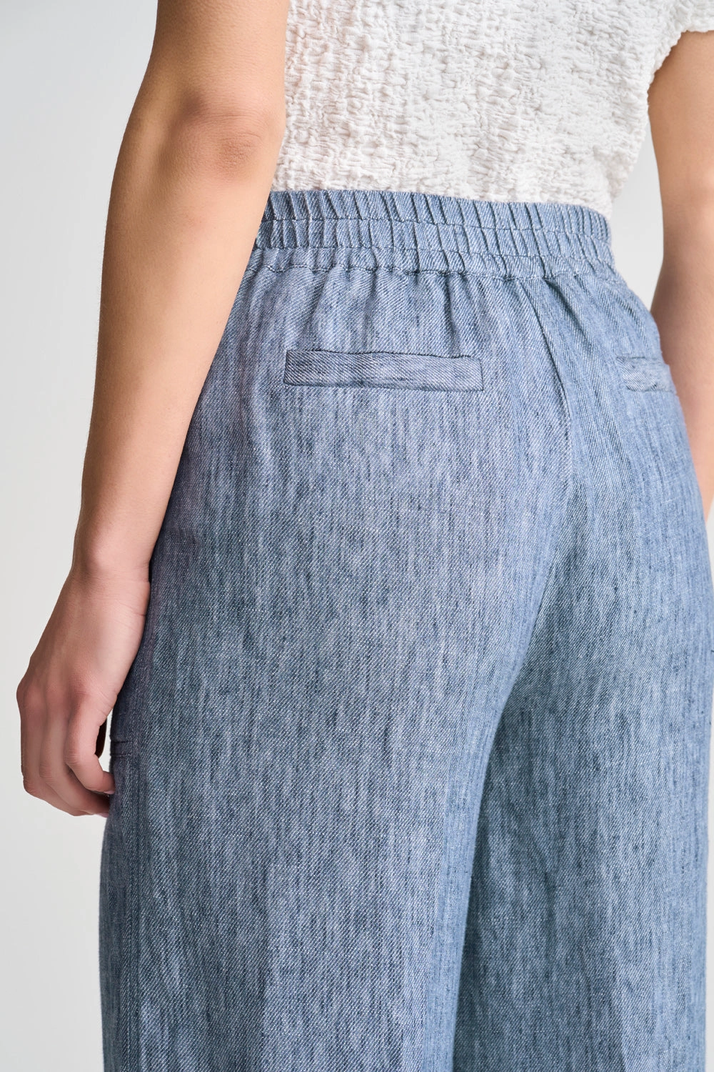 Twill Hemp Linen Pant - Indigo Twill