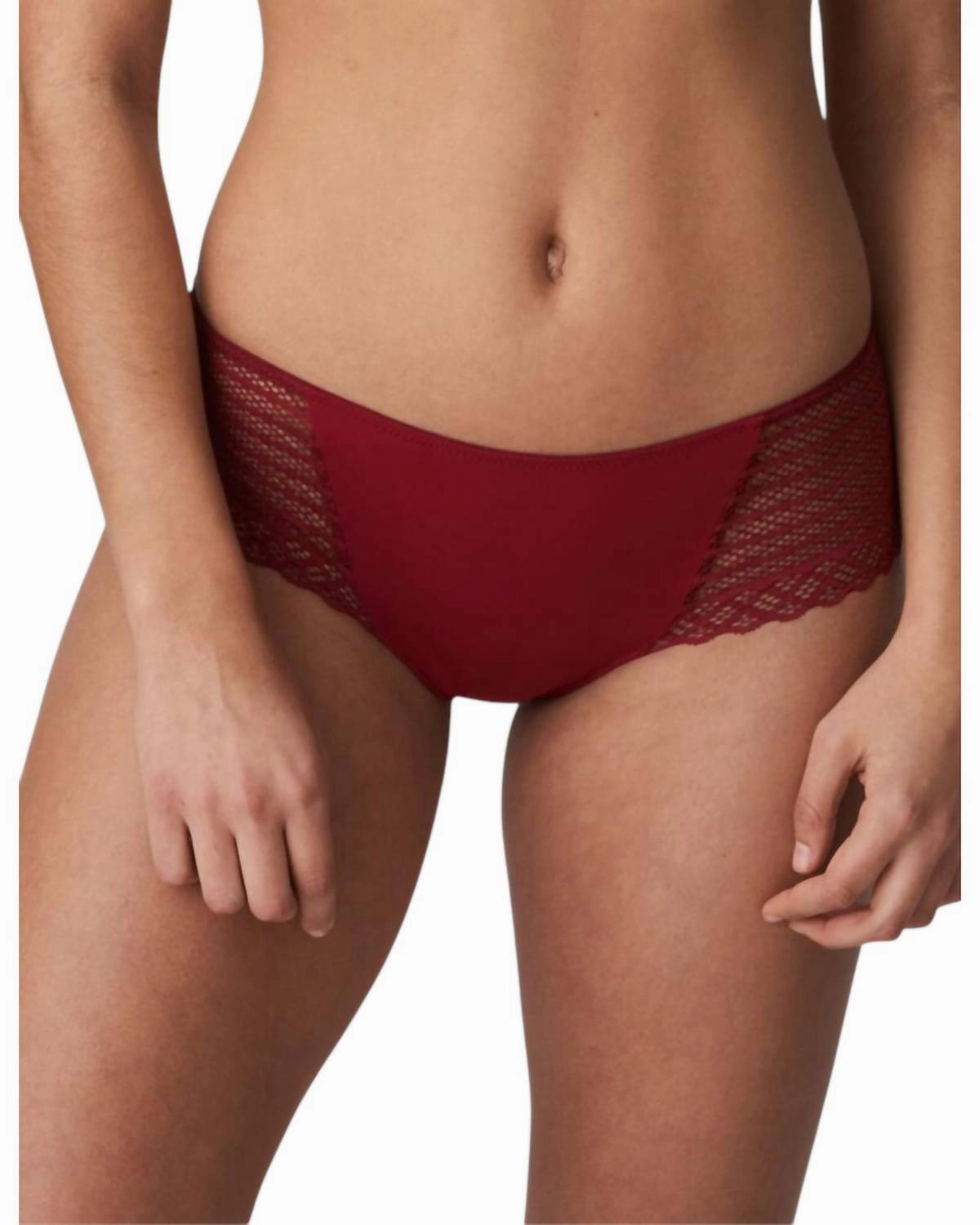 Twist East End Hotpant In Ruby