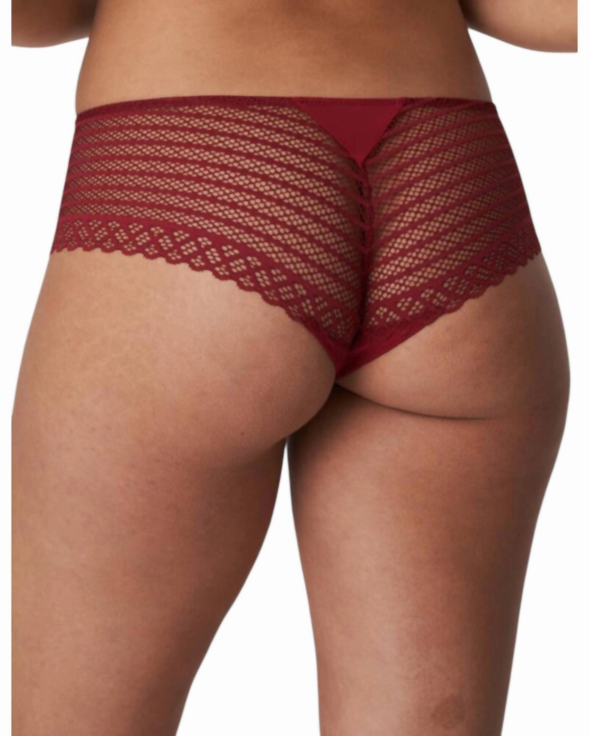Twist East End Hotpant In Ruby
