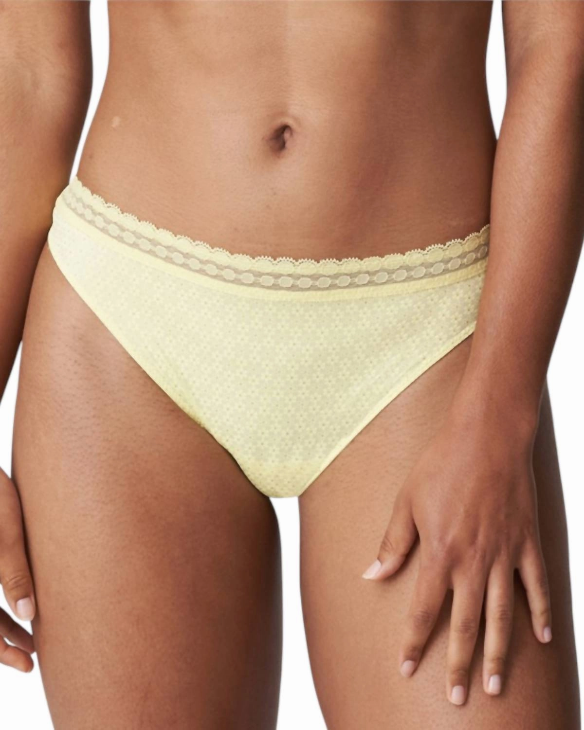 Twist Sapri Thong In Starlight Yellow