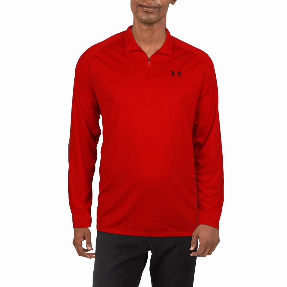 UA Tech 2.0 Mens Logo Polyester 1/4 Zip Pullover