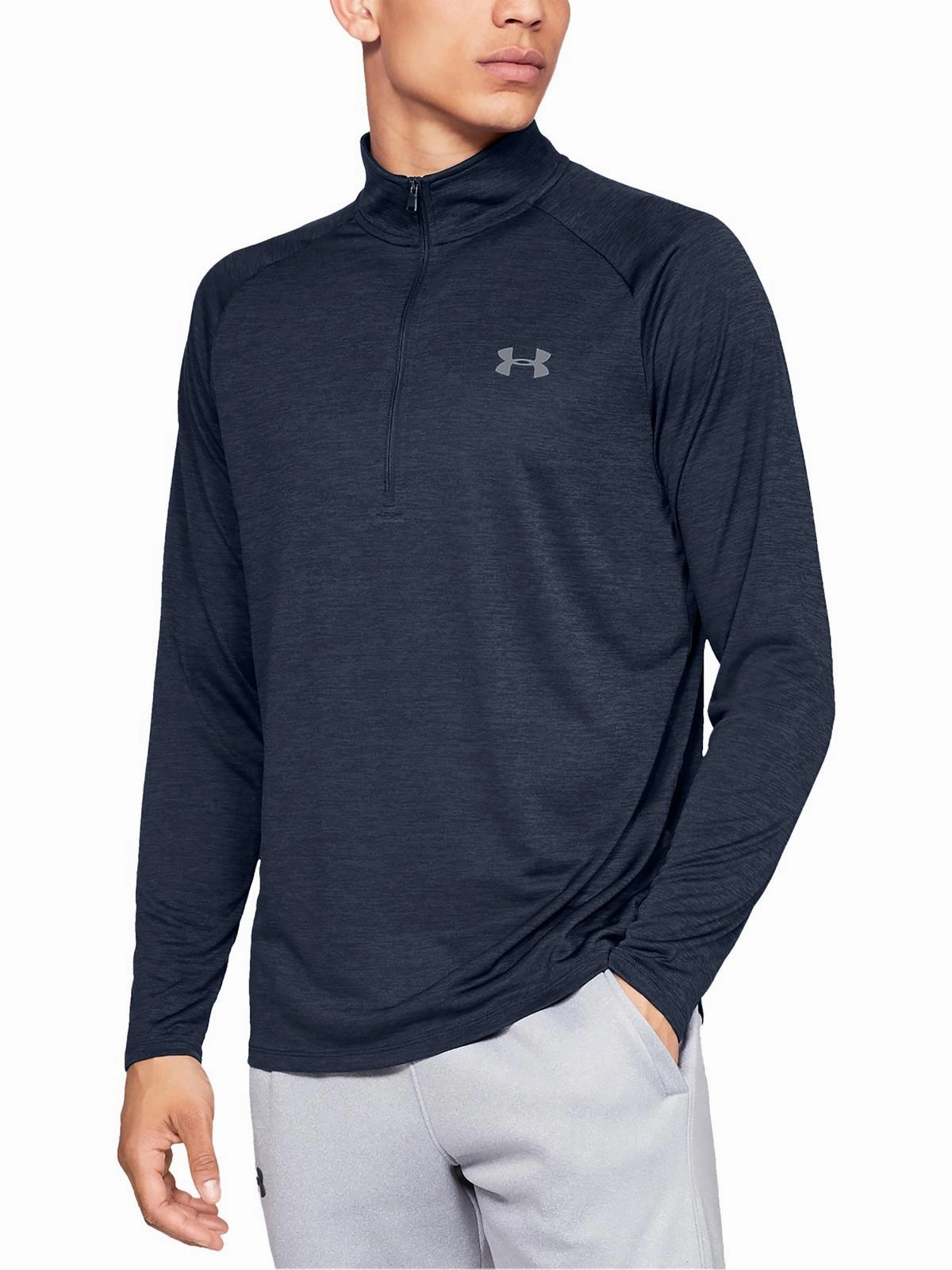 UA Tech 2.0 Mens Logo Polyester 1/4 Zip Pullover
