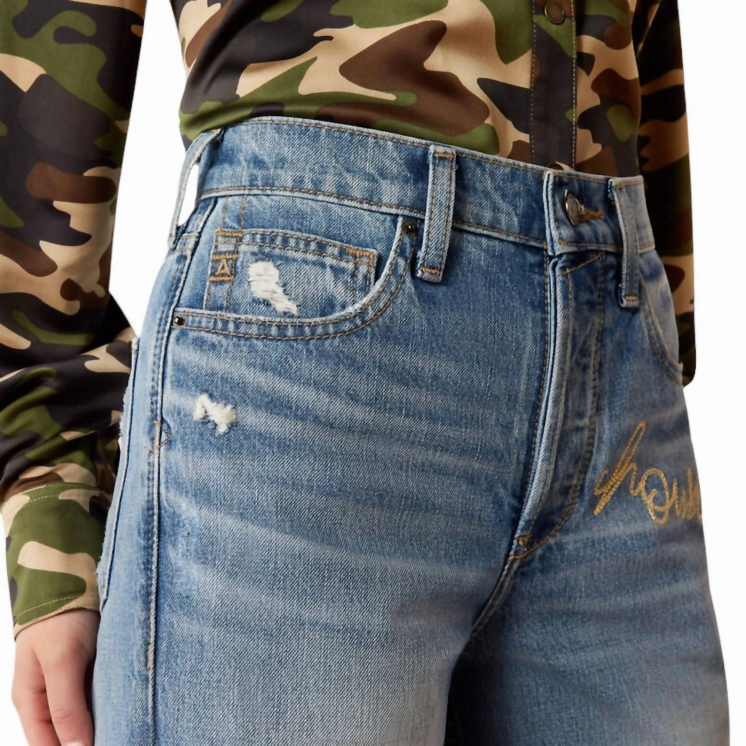 Ultra High Rise Tomboy Straight Jeans In Dominica