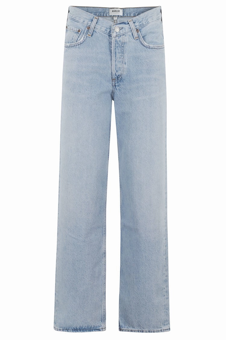 V-Waist Baggy Jeans