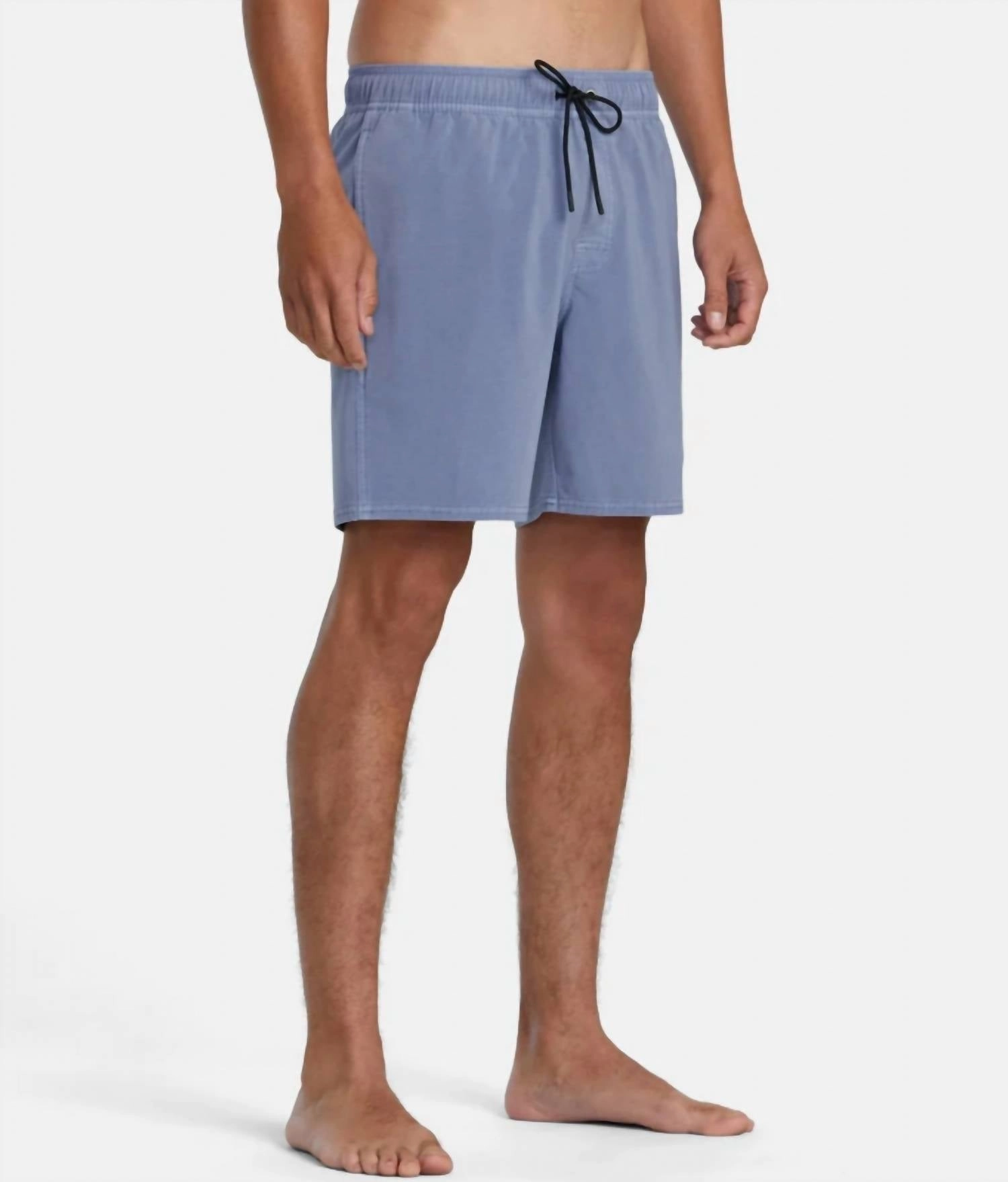 Va Pigment Elastic Short In Blue Tide