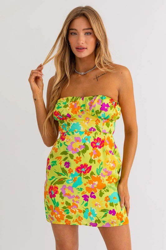 Vacay Vibes Floral Mini Dress