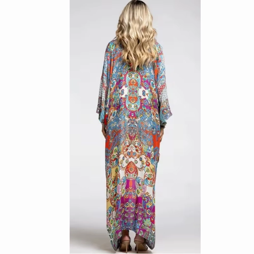 Valentina Open Front Kimono Cover-Up