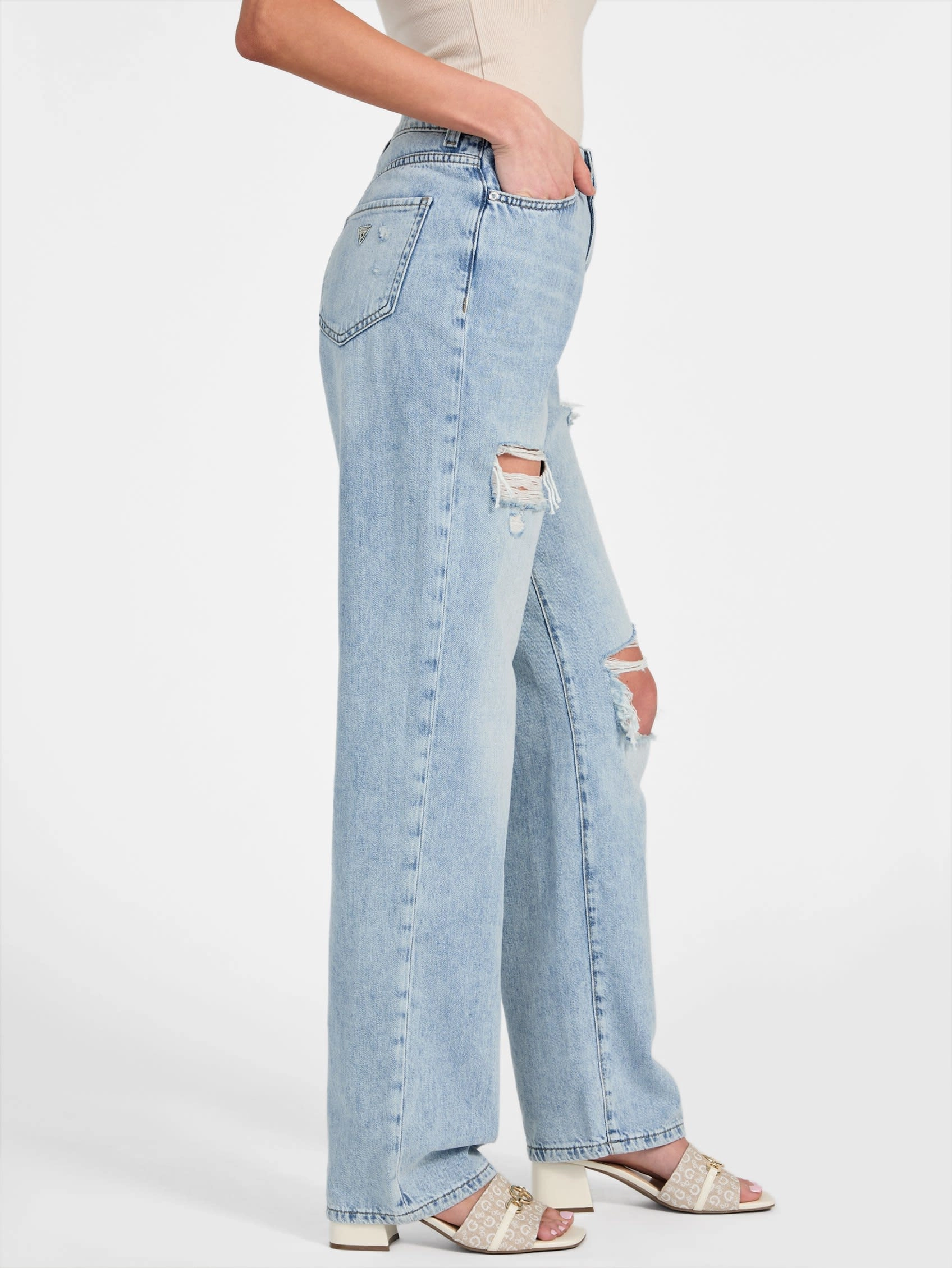 Victoria High-Rise Straight Jeans