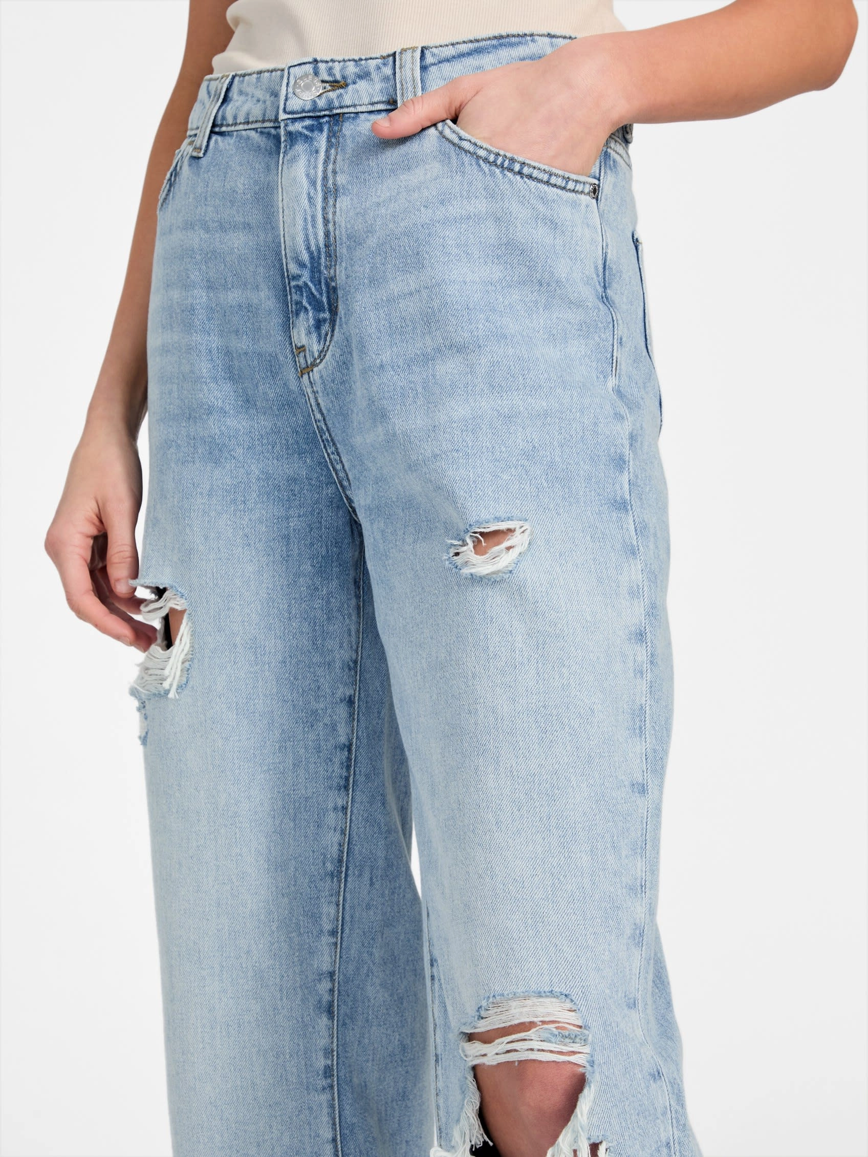 Victoria High-Rise Straight Jeans