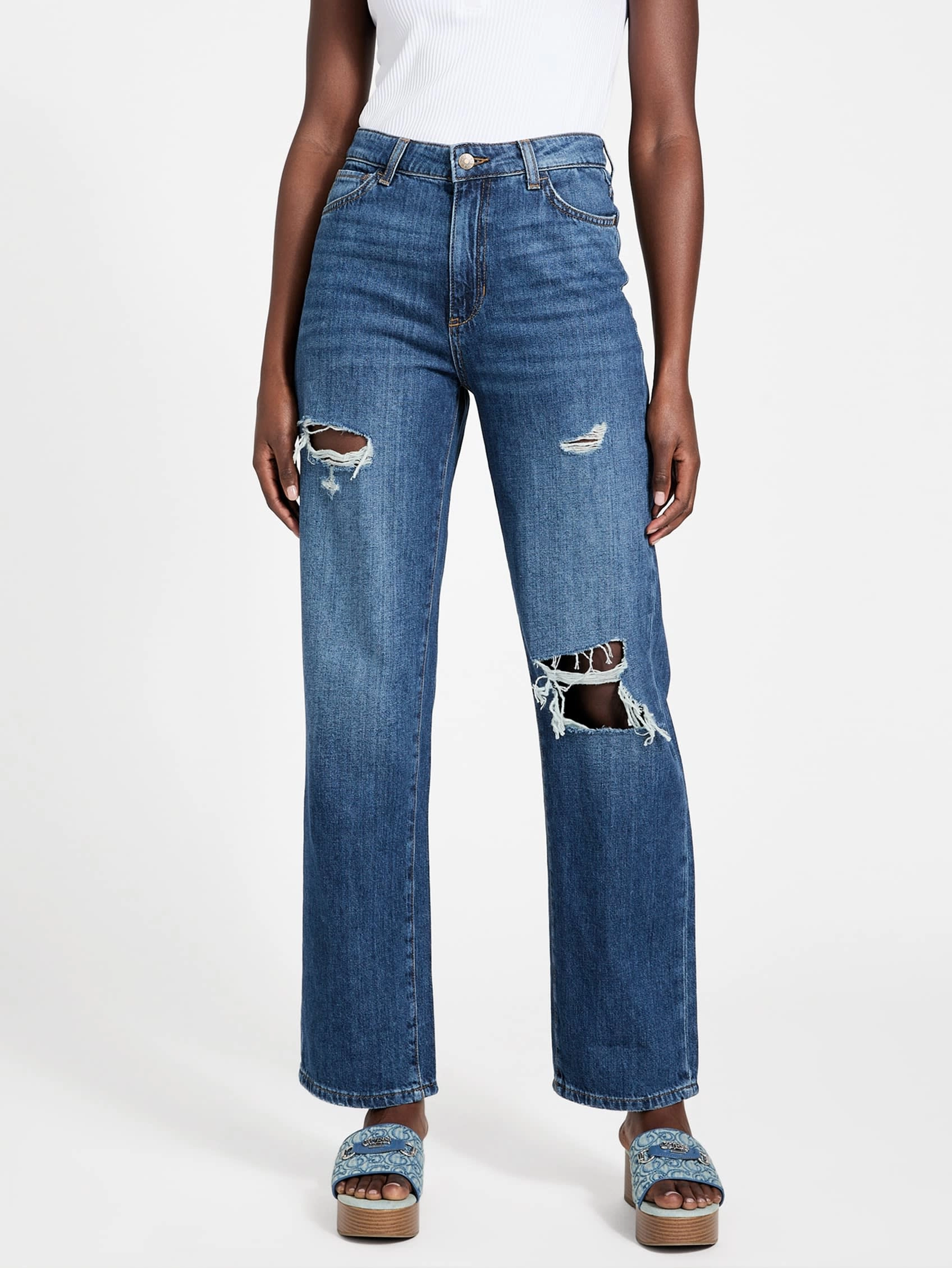 Victoria High-Rise Straight Jeans