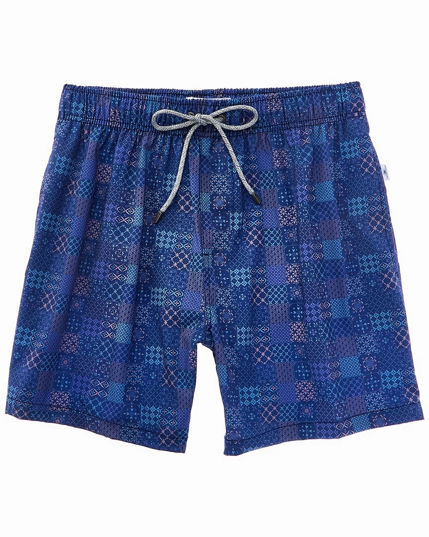 VINTAGE SUMMER 4-Way Stretch Volley Swim Trunk