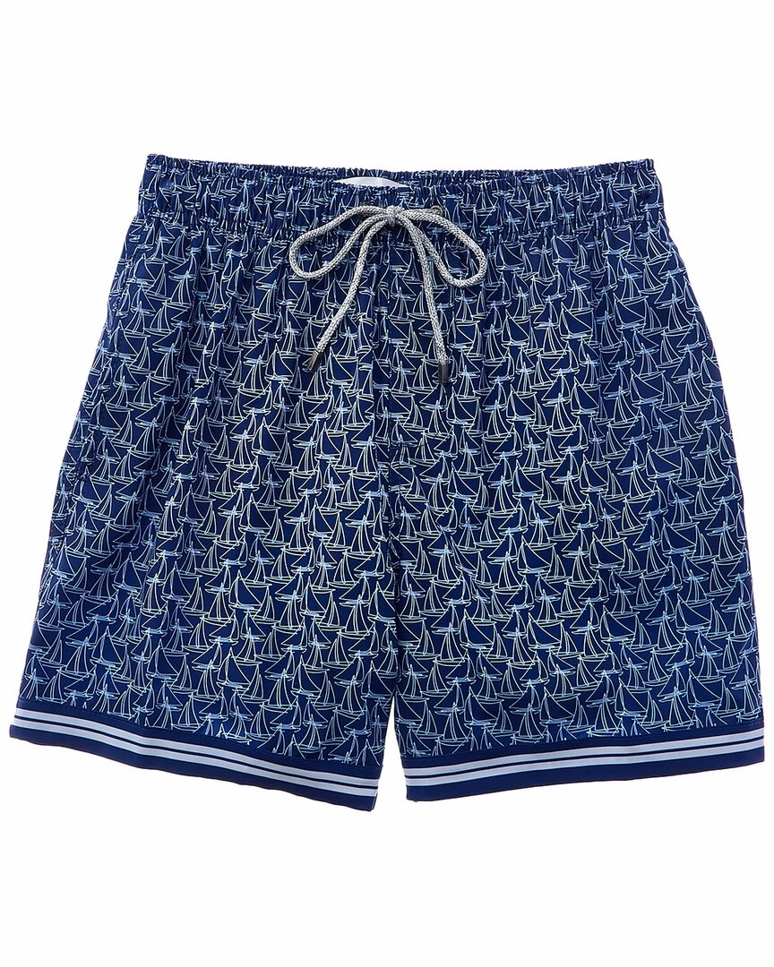 VINTAGE SUMMER 4-Way Stretch Volley Swim Trunk
