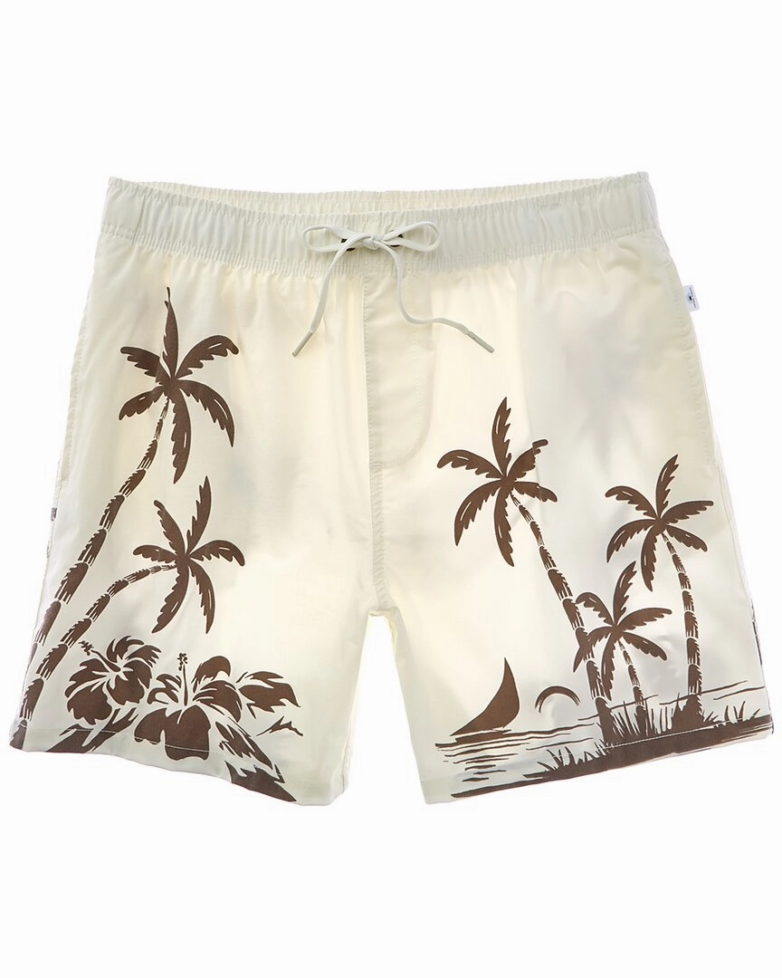 VINTAGE SUMMER 4-Way Stretch Volley Swim Trunk