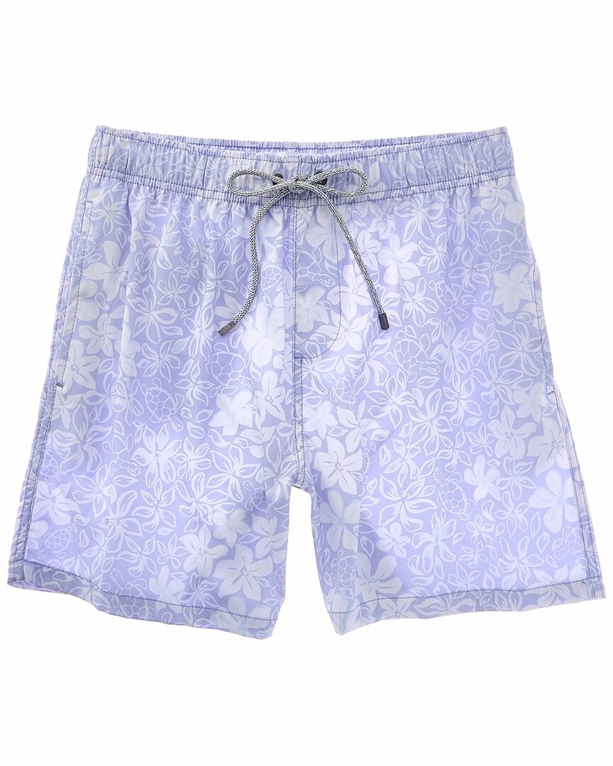 VINTAGE SUMMER 4-Way Stretch Volley Swim Trunk