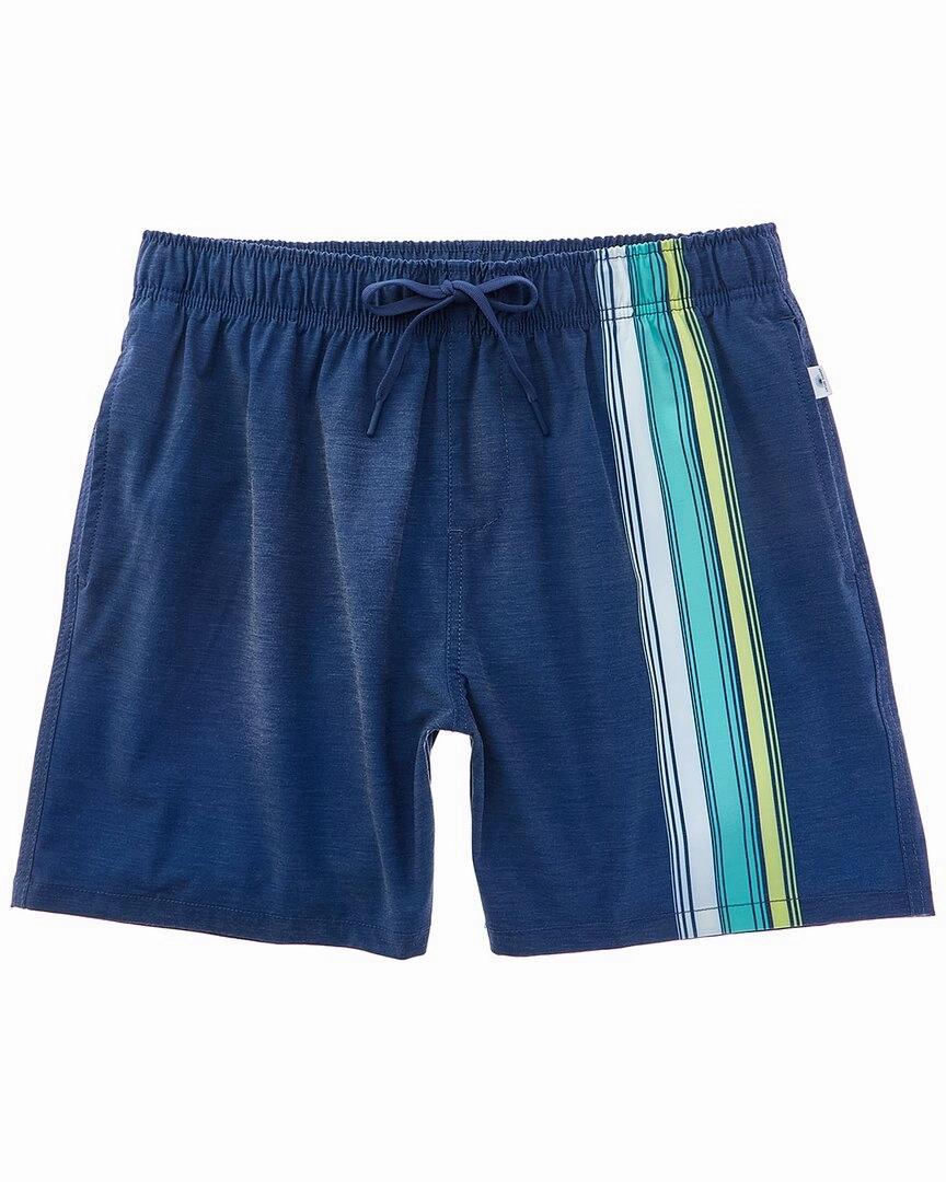 VINTAGE SUMMER 4-Way Stretch Volley Swim Trunk