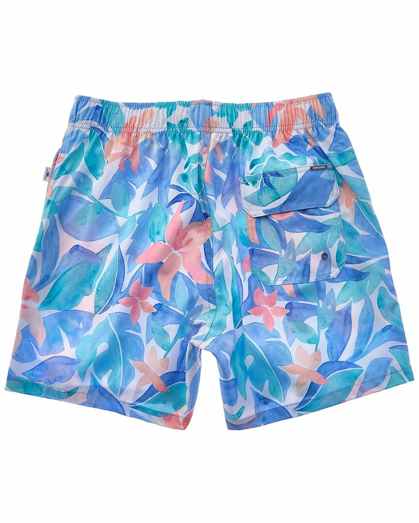 VINTAGE SUMMER 4-Way Stretch Volley Swim Trunk