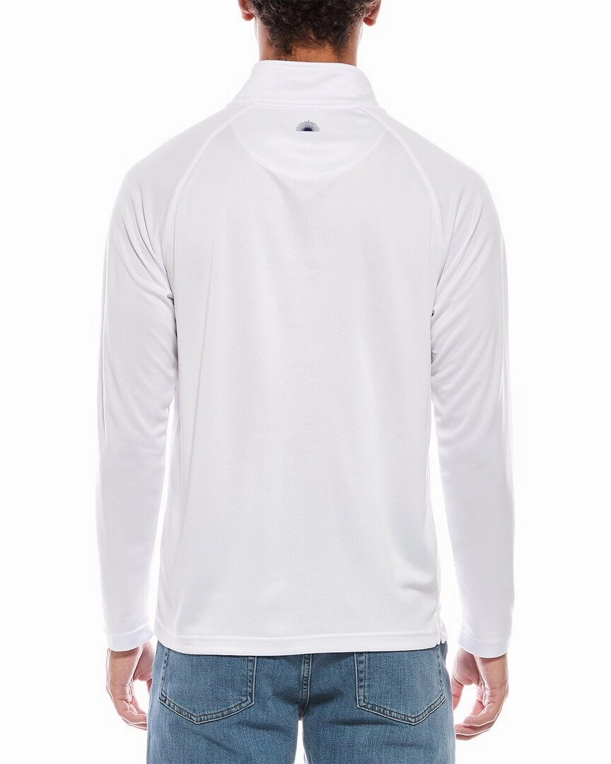 Vintage Summer Performance Mock Neck Shirt