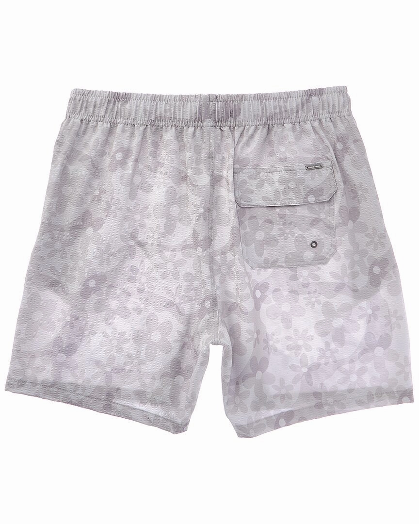 Vintage Summer Seersucker Stretch Volley Swim Trunk